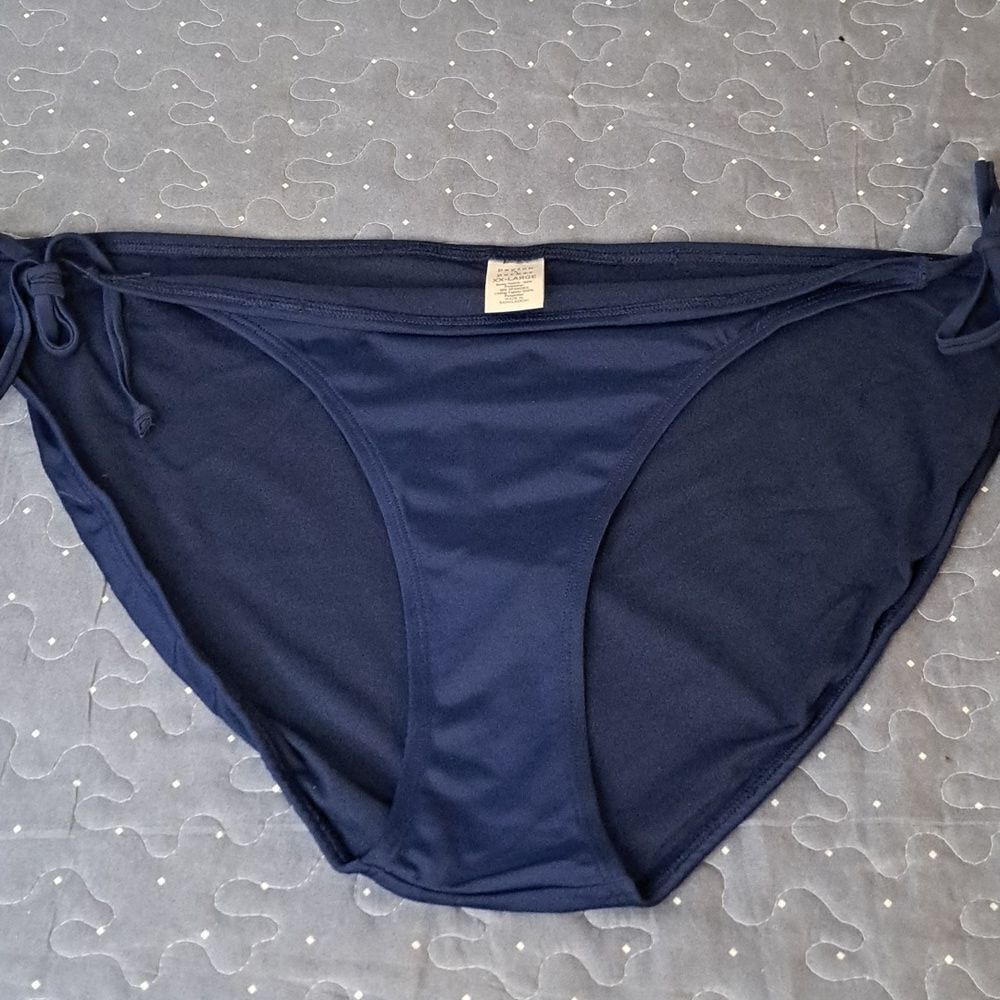 Peyton & Parker adjustable Navy swim bottoms size XXL NWT